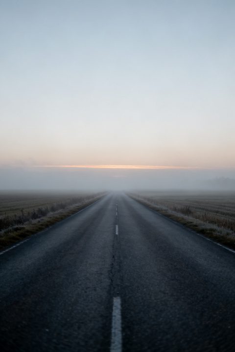Road at Dawn — Real output from this prompt
