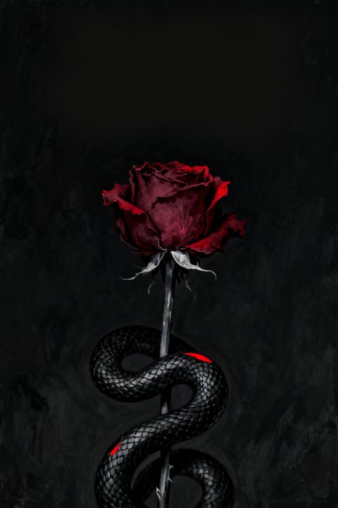Serpent and Rose — Real output from this prompt