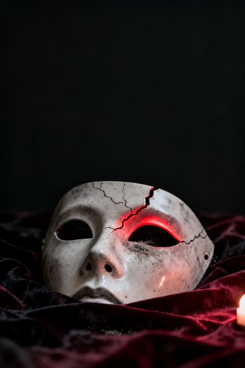 Cracked Porcelain Mask — Real output from this prompt