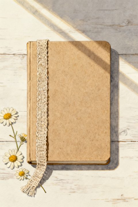 Linen Bookmark — Real output from this prompt