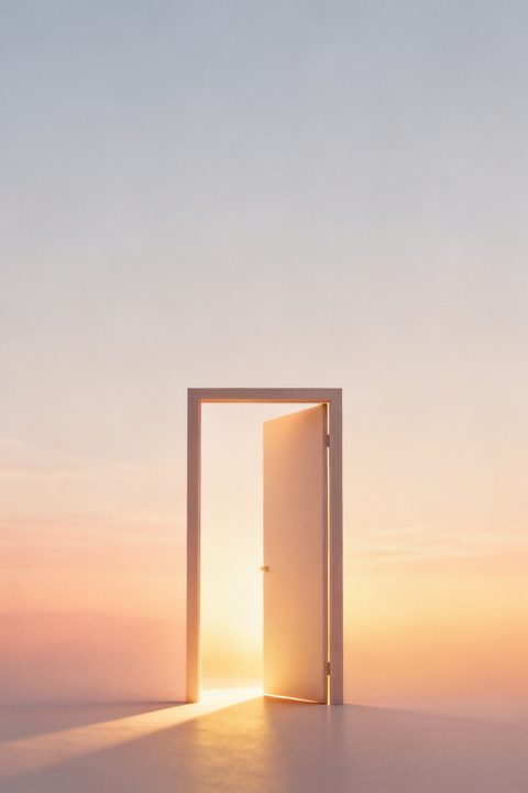 Door of Light — Real output from this prompt