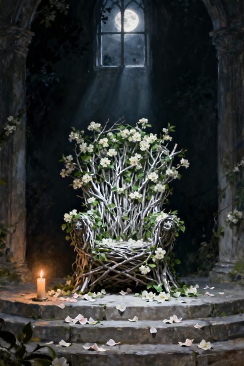 Woven Throne — Real output from this prompt