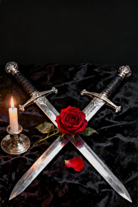 Blade and Rose — Real output from this prompt