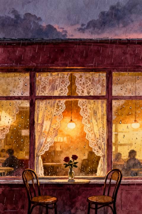 Café Window — Real output from this prompt