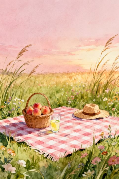 Picnic Meadow — Real output from this prompt