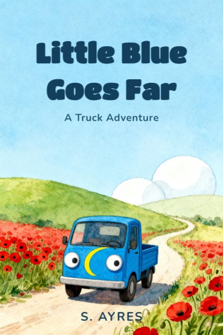 Children's Book book cover: Little Blue Goes Far