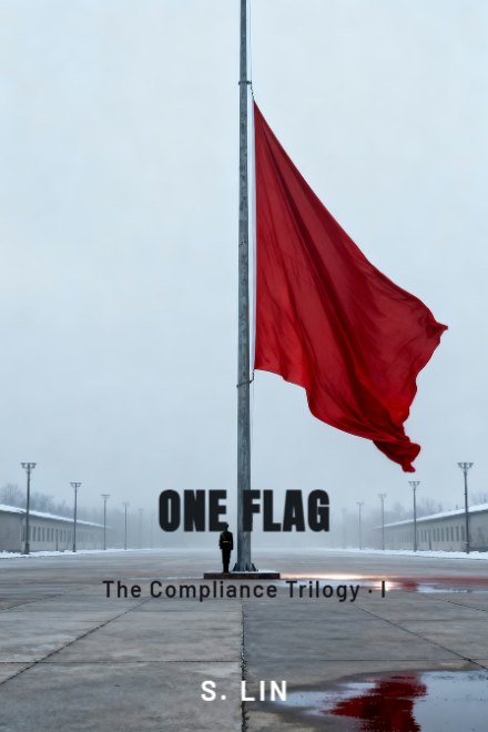 Dystopian book cover: ONE FLAG