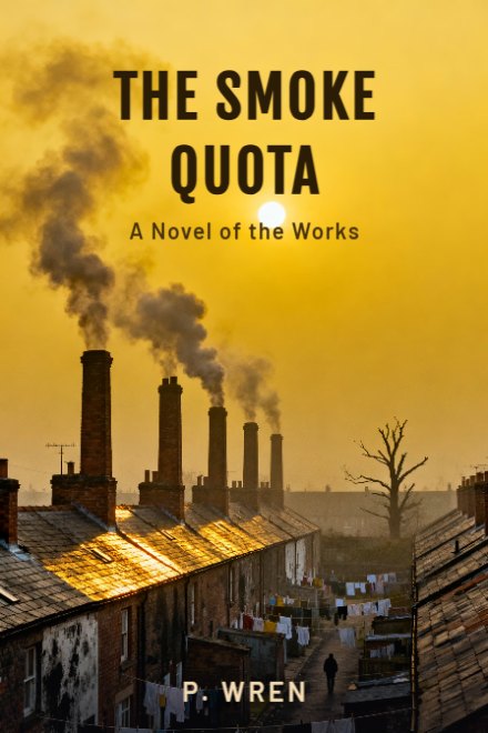 Dystopian book cover: THE SMOKE QUOTA