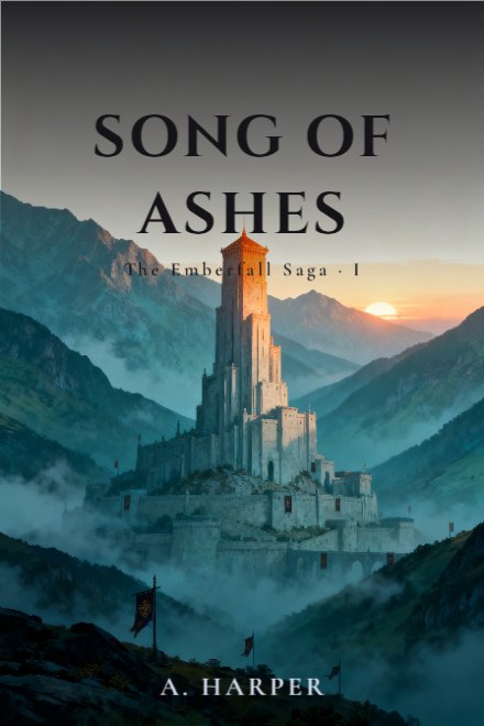Fantasy book cover: SONG OF ASHES
