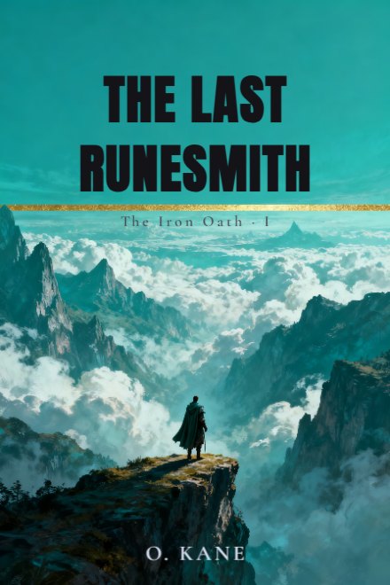 Fantasy book cover: THE LAST RUNESMITH