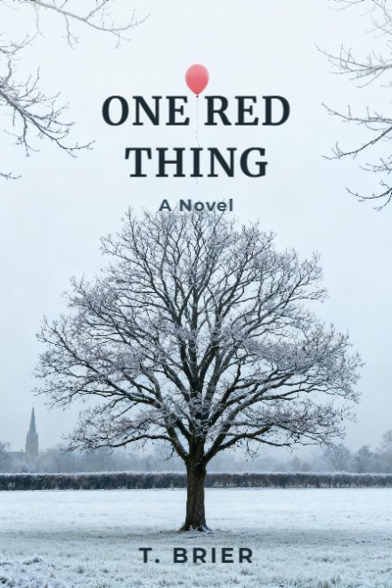 Mystery book cover: ONE RED THING