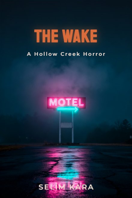 Horror book cover: THE WAKE