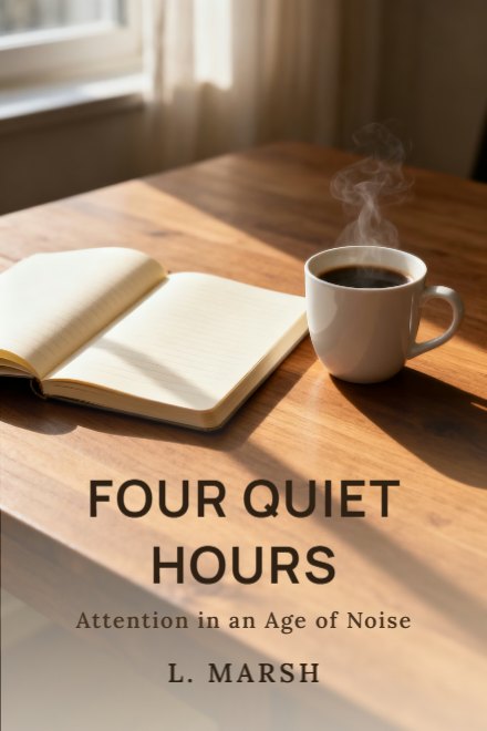 Nonfiction & Business book cover: FOUR QUIET HOURS