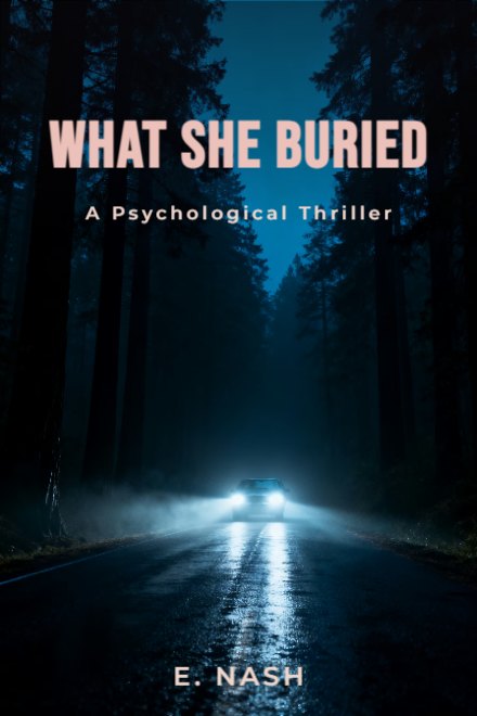 Thriller & Crime book cover: WHAT SHE BURIED