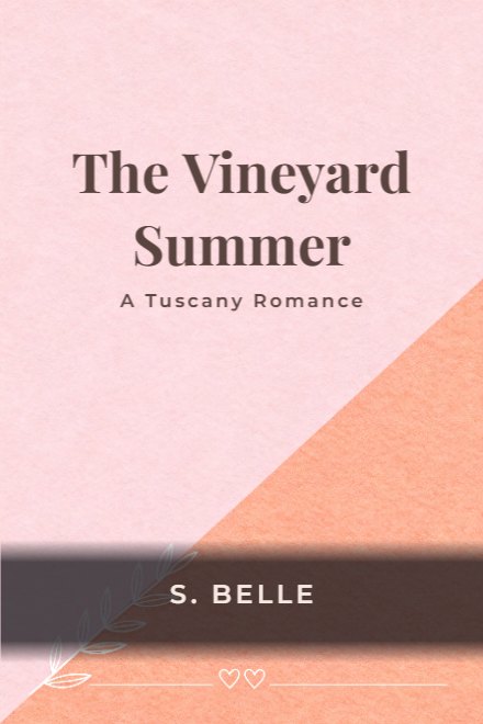 Romance book cover: The Vineyard Summer
