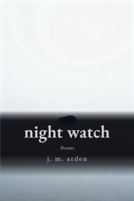 Poetry book cover: night watch