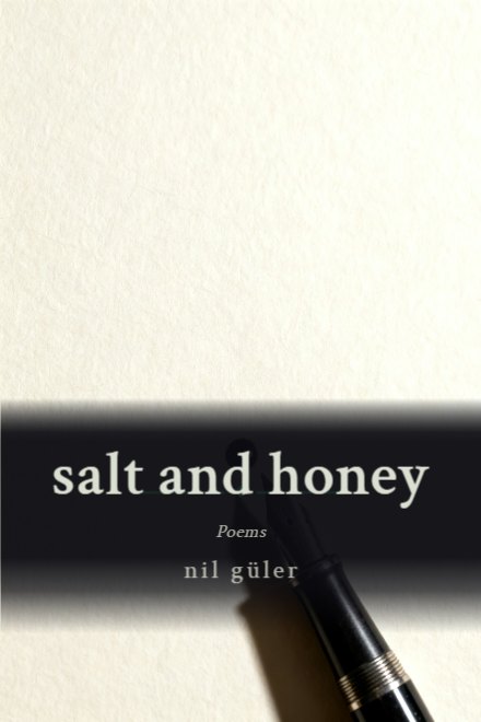 Poetry book cover: salt and honey