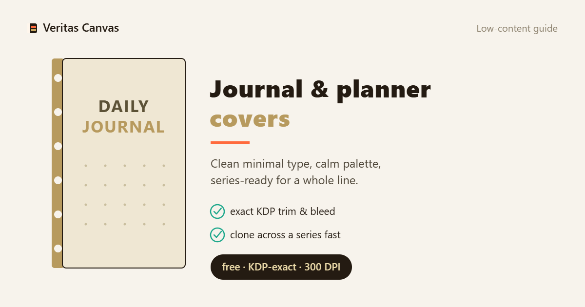 How to Design a Journal & Planner Cover