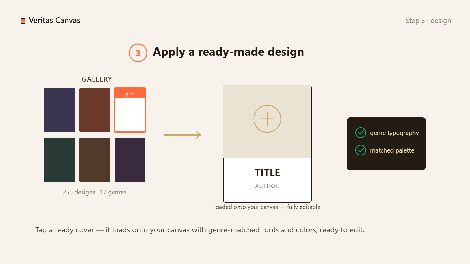 Apply a ready-made design